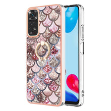 Load image into Gallery viewer, Electroplating IMD TPU Phone Case with Ring, For Xiaomi Redmi Note 9 / Redmi 10X 4G, For Xiaomi Redmi Note 11 China, For Xiaomi Redmi Note 11 Pro China, For Xiaomi Redmi Note 11 Pro 5G / 4G Global, For Xiaomi Redmi Note 11S / Note 11 Global