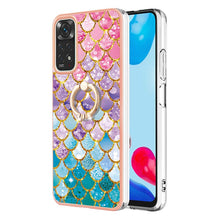 Load image into Gallery viewer, Electroplating IMD TPU Phone Case with Ring, For Xiaomi Redmi Note 9 / Redmi 10X 4G, For Xiaomi Redmi Note 11 China, For Xiaomi Redmi Note 11 Pro China, For Xiaomi Redmi Note 11 Pro 5G / 4G Global, For Xiaomi Redmi Note 11S / Note 11 Global