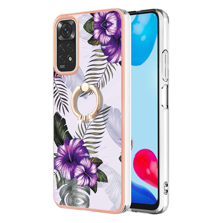 Electroplating IMD TPU Phone Case with Ring, For Xiaomi Redmi Note 9 / Redmi 10X 4G, For Xiaomi Redmi Note 11 China, For Xiaomi Redmi Note 11 Pro China, For Xiaomi Redmi Note 11 Pro 5G / 4G Global, For Xiaomi Redmi Note 11S / Note 11 Global