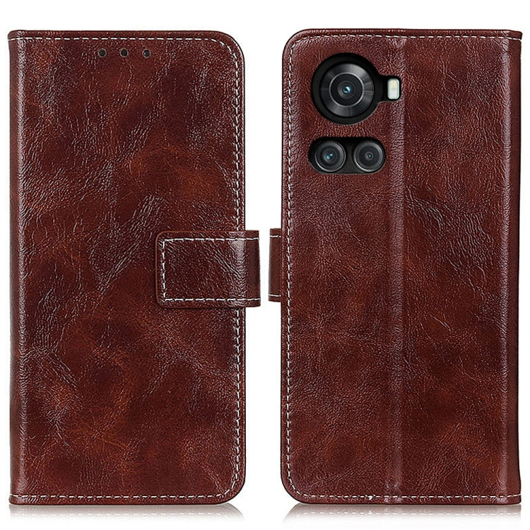 Retro Crazy Horse Texture Horizontal Flip Leather Phone Case, For Motorola Moto G 5G 2022, For OnePlus ACE/10R, For Xiaomi 12 Lite