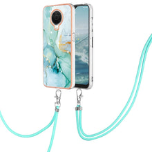 Load image into Gallery viewer, Electroplating Marble Pattern TPU Phone Case with Lanyard, For iPhone SE 2022 / SE 2020 / 8 / 7, For Motorola Moto G Stylus 2022, For Nokia G20 / G10, For Nokia G21 / G11, For Samsung Galaxy A23 5G / 4G, For OPPO Realme 9 Pro+ 5G                       ...