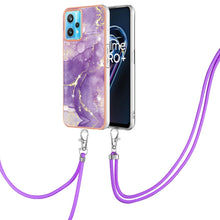 Load image into Gallery viewer, Electroplating Marble Pattern TPU Phone Case with Lanyard, For iPhone SE 2022 / SE 2020 / 8 / 7, For Motorola Moto G Stylus 2022, For Nokia G20 / G10, For Nokia G21 / G11, For Samsung Galaxy A23 5G / 4G, For OPPO Realme 9 Pro+ 5G                       ...