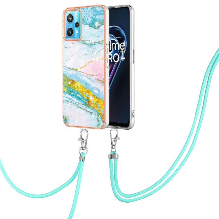 Electroplating Marble Pattern TPU Phone Case with Lanyard, For iPhone SE 2022 / SE 2020 / 8 / 7, For Motorola Moto G Stylus 2022, For Nokia G20 / G10, For Nokia G21 / G11, For Samsung Galaxy A23 5G / 4G, For OPPO Realme 9 Pro+ 5G                       ...