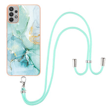 Load image into Gallery viewer, Electroplating Marble Pattern TPU Phone Case with Lanyard, For iPhone SE 2022 / SE 2020 / 8 / 7, For Motorola Moto G Stylus 2022, For Nokia G20 / G10, For Nokia G21 / G11, For Samsung Galaxy A23 5G / 4G, For OPPO Realme 9 Pro+ 5G                       ...