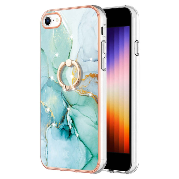Electroplating Marble Pattern TPU Phone Case with Ring, For iPhone SE 2022 / SE 2020 / 8 / 7, For Motorola Moto G Stylus 2022, For Nokia G20 / G10, For Nokia G21 / G11, For Xiaomi 11T / 11T Pro, For Xiaomi Redmi 10, For Samsung Galaxy A23 5G / 4G      ...