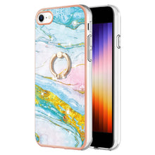 Load image into Gallery viewer, Electroplating Marble Pattern TPU Phone Case with Ring, For iPhone SE 2022 / SE 2020 / 8 / 7, For Motorola Moto G Stylus 2022, For Nokia G20 / G10, For Nokia G21 / G11, For Xiaomi 11T / 11T Pro, For Xiaomi Redmi 10, For Samsung Galaxy A23 5G / 4G      ...