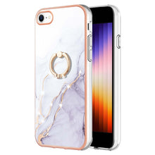 Load image into Gallery viewer, Electroplating Marble Pattern TPU Phone Case with Ring, For iPhone SE 2022 / SE 2020 / 8 / 7, For Motorola Moto G Stylus 2022, For Nokia G20 / G10, For Nokia G21 / G11, For Xiaomi 11T / 11T Pro, For Xiaomi Redmi 10, For Samsung Galaxy A23 5G / 4G      ...