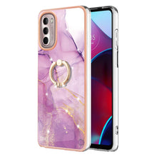 Load image into Gallery viewer, Electroplating Marble Pattern TPU Phone Case with Ring, For iPhone SE 2022 / SE 2020 / 8 / 7, For Motorola Moto G Stylus 2022, For Nokia G20 / G10, For Nokia G21 / G11, For Xiaomi 11T / 11T Pro, For Xiaomi Redmi 10, For Samsung Galaxy A23 5G / 4G      ...