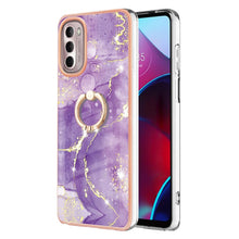 Load image into Gallery viewer, Electroplating Marble Pattern TPU Phone Case with Ring, For iPhone SE 2022 / SE 2020 / 8 / 7, For Motorola Moto G Stylus 2022, For Nokia G20 / G10, For Nokia G21 / G11, For Xiaomi 11T / 11T Pro, For Xiaomi Redmi 10, For Samsung Galaxy A23 5G / 4G      ...