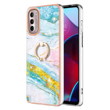 Load image into Gallery viewer, Electroplating Marble Pattern TPU Phone Case with Ring, For iPhone SE 2022 / SE 2020 / 8 / 7, For Motorola Moto G Stylus 2022, For Nokia G20 / G10, For Nokia G21 / G11, For Xiaomi 11T / 11T Pro, For Xiaomi Redmi 10, For Samsung Galaxy A23 5G / 4G      ...