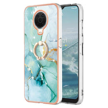 Load image into Gallery viewer, Electroplating Marble Pattern TPU Phone Case with Ring, For iPhone SE 2022 / SE 2020 / 8 / 7, For Motorola Moto G Stylus 2022, For Nokia G20 / G10, For Nokia G21 / G11, For Xiaomi 11T / 11T Pro, For Xiaomi Redmi 10, For Samsung Galaxy A23 5G / 4G      ...