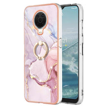 Load image into Gallery viewer, Electroplating Marble Pattern TPU Phone Case with Ring, For iPhone SE 2022 / SE 2020 / 8 / 7, For Motorola Moto G Stylus 2022, For Nokia G20 / G10, For Nokia G21 / G11, For Xiaomi 11T / 11T Pro, For Xiaomi Redmi 10, For Samsung Galaxy A23 5G / 4G      ...