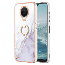 Load image into Gallery viewer, Electroplating Marble Pattern TPU Phone Case with Ring, For iPhone SE 2022 / SE 2020 / 8 / 7, For Motorola Moto G Stylus 2022, For Nokia G20 / G10, For Nokia G21 / G11, For Xiaomi 11T / 11T Pro, For Xiaomi Redmi 10, For Samsung Galaxy A23 5G / 4G      ...