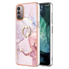 Load image into Gallery viewer, Electroplating Marble Pattern TPU Phone Case with Ring, For iPhone SE 2022 / SE 2020 / 8 / 7, For Motorola Moto G Stylus 2022, For Nokia G20 / G10, For Nokia G21 / G11, For Xiaomi 11T / 11T Pro, For Xiaomi Redmi 10, For Samsung Galaxy A23 5G / 4G      ...