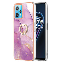 Load image into Gallery viewer, Electroplating Marble Pattern TPU Phone Case with Ring, For OPPO Realme 9 Pro+ 5G, For OPPO Realme 9 Pro 5G, For OPPO Realme 9i / A36 / A96 4G