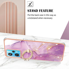 Load image into Gallery viewer, Electroplating Marble Pattern TPU Phone Case with Ring, For OPPO Realme 9 Pro+ 5G, For OPPO Realme 9 Pro 5G, For OPPO Realme 9i / A36 / A96 4G