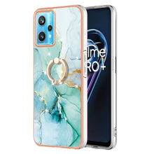 Load image into Gallery viewer, Electroplating Marble Pattern TPU Phone Case with Ring, For OPPO Realme 9 Pro+ 5G, For OPPO Realme 9 Pro 5G, For OPPO Realme 9i / A36 / A96 4G