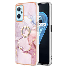 Load image into Gallery viewer, Electroplating Marble Pattern TPU Phone Case with Ring, For OPPO Realme 9 Pro+ 5G, For OPPO Realme 9 Pro 5G, For OPPO Realme 9i / A36 / A96 4G