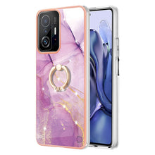 Load image into Gallery viewer, Electroplating Marble Pattern TPU Phone Case with Ring, For iPhone SE 2022 / SE 2020 / 8 / 7, For Motorola Moto G Stylus 2022, For Nokia G20 / G10, For Nokia G21 / G11, For Xiaomi 11T / 11T Pro, For Xiaomi Redmi 10, For Samsung Galaxy A23 5G / 4G      ...