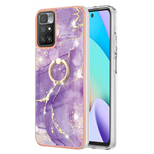 Load image into Gallery viewer, Electroplating Marble Pattern TPU Phone Case with Ring, For iPhone SE 2022 / SE 2020 / 8 / 7, For Motorola Moto G Stylus 2022, For Nokia G20 / G10, For Nokia G21 / G11, For Xiaomi 11T / 11T Pro, For Xiaomi Redmi 10, For Samsung Galaxy A23 5G / 4G      ...