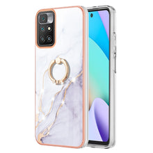 Load image into Gallery viewer, Electroplating Marble Pattern TPU Phone Case with Ring, For iPhone SE 2022 / SE 2020 / 8 / 7, For Motorola Moto G Stylus 2022, For Nokia G20 / G10, For Nokia G21 / G11, For Xiaomi 11T / 11T Pro, For Xiaomi Redmi 10, For Samsung Galaxy A23 5G / 4G      ...