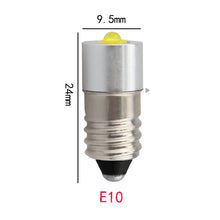 Load image into Gallery viewer, E10 3W 1 LED 3535 SMD 150-200 LM LED Flashlight, E10