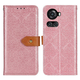 European Floral Embossed Flip Leather Phone Case, For Motorola Moto G 5G 2022, For OnePlus ACE/10R, For Xiaomi 12 Lite