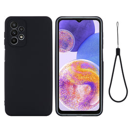 Pure Color Liquid Silicone Shockproof Phone Case, For Samsung Galaxy A23 4G / 5G, For Xiaomi Redmi Note 11E China