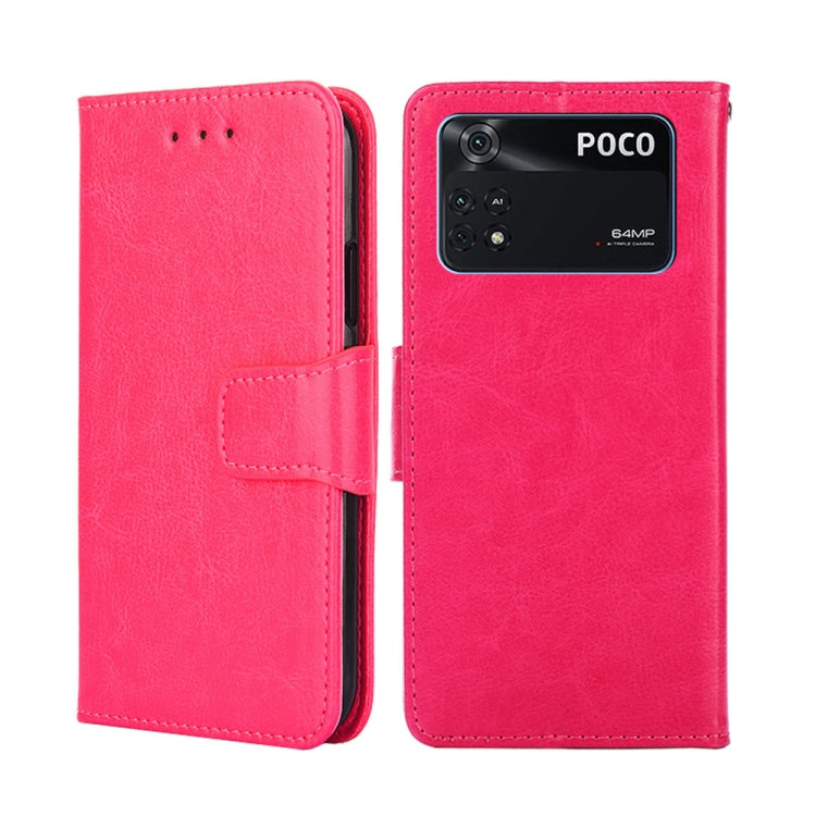 Crystal Texture Leather Phone Case, For Xiaomi Poco M4 Pro, For Xiaomi Poco X4 Pro 5G, For Xiaomi Redmi 10, For Xiaomi Redmi K50 / K50 Pro, For Xiaomi Redmi K50 Gaming, For Xiaomi Redmi Note 10 Pro 5G CN Version