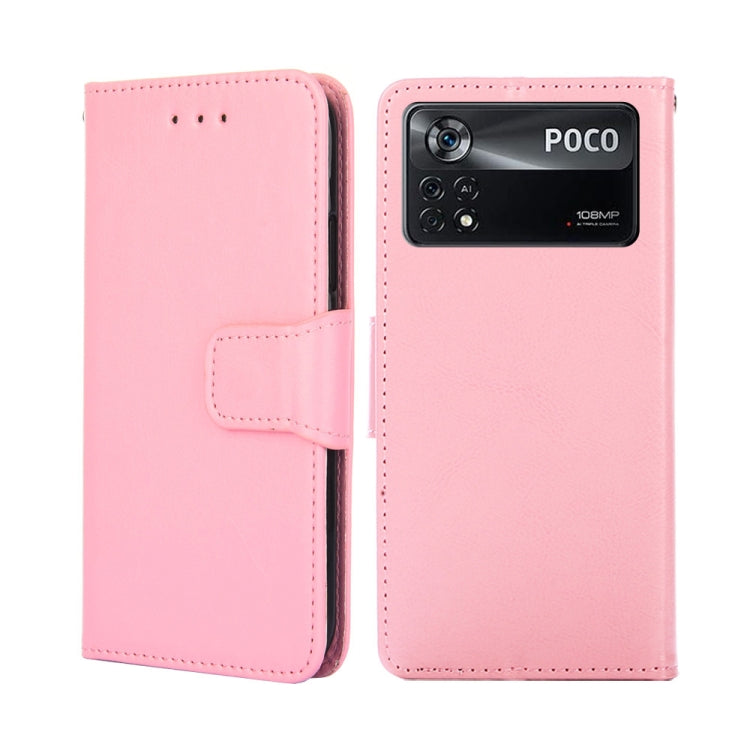 Crystal Texture Leather Phone Case, For Xiaomi Poco M4 Pro, For Xiaomi Poco X4 Pro 5G, For Xiaomi Redmi 10, For Xiaomi Redmi K50 / K50 Pro, For Xiaomi Redmi K50 Gaming, For Xiaomi Redmi Note 10 Pro 5G CN Version