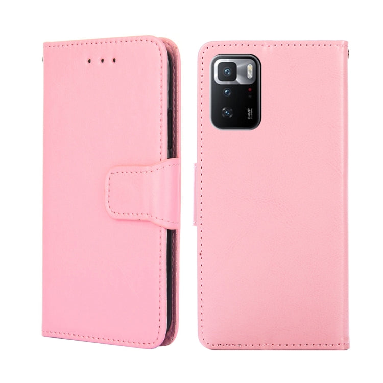 Crystal Texture Leather Phone Case, For Xiaomi Poco M4 Pro, For Xiaomi Poco X4 Pro 5G, For Xiaomi Redmi 10, For Xiaomi Redmi K50 / K50 Pro, For Xiaomi Redmi K50 Gaming, For Xiaomi Redmi Note 10 Pro 5G CN Version