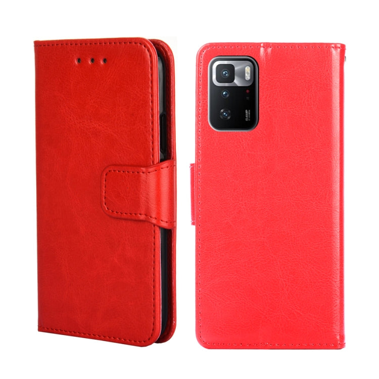 Crystal Texture Leather Phone Case, For Xiaomi Poco M4 Pro, For Xiaomi Poco X4 Pro 5G, For Xiaomi Redmi 10, For Xiaomi Redmi K50 / K50 Pro, For Xiaomi Redmi K50 Gaming, For Xiaomi Redmi Note 10 Pro 5G CN Version