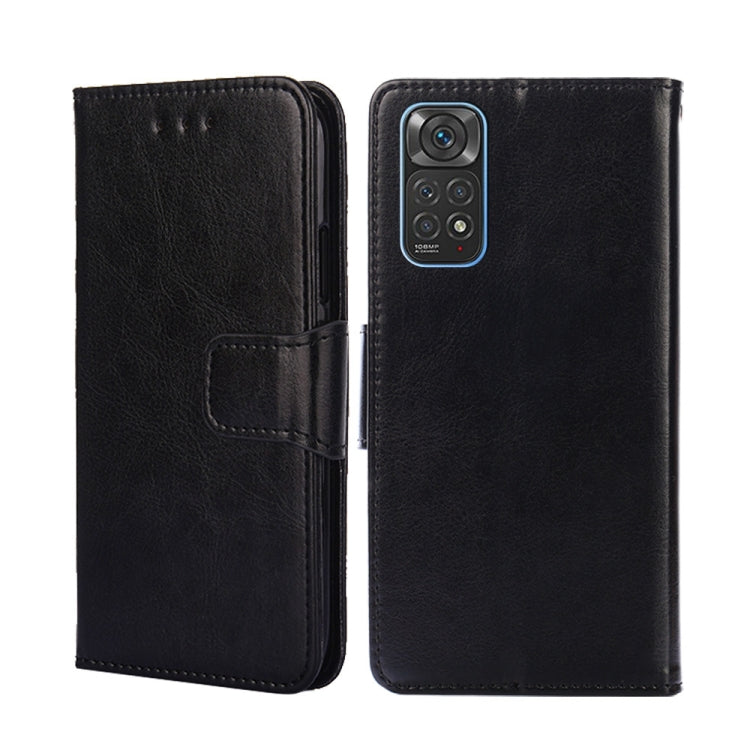 Crystal Texture Leather Phone Case, For Xiaomi Redmi Note 11 4G Global/11S, For Xiaomi Redmi Note 11 5G/Poco M4 Pro 5G, For Xiaomi Redmi Note 11 Pro 5G/11 Pro+ 5G, For Xiaomi Redmi Note 11E 5G CN/Redmi 10 5G, For Xiaomi 12 Pro