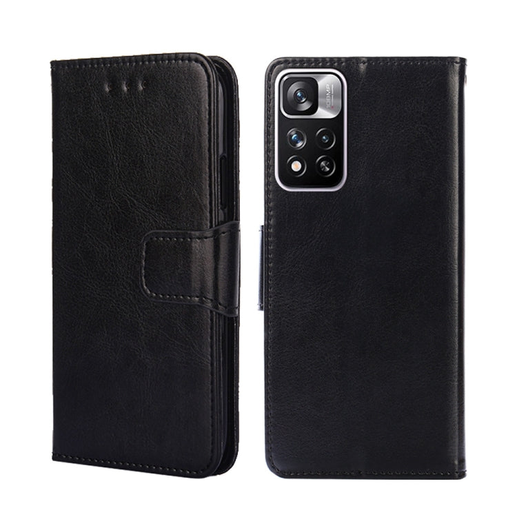 Crystal Texture Leather Phone Case, For Xiaomi Redmi Note 11 4G Global/11S, For Xiaomi Redmi Note 11 5G/Poco M4 Pro 5G, For Xiaomi Redmi Note 11 Pro 5G/11 Pro+ 5G, For Xiaomi Redmi Note 11E 5G CN/Redmi 10 5G, For Xiaomi 12 Pro
