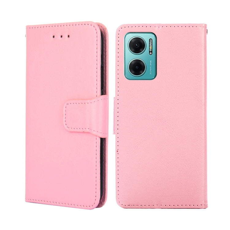 Crystal Texture Leather Phone Case, For Xiaomi Redmi Note 11 4G Global/11S, For Xiaomi Redmi Note 11 5G/Poco M4 Pro 5G, For Xiaomi Redmi Note 11 Pro 5G/11 Pro+ 5G, For Xiaomi Redmi Note 11E 5G CN/Redmi 10 5G, For Xiaomi 12 Pro