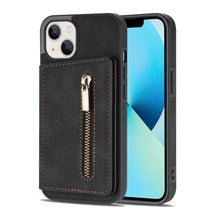 Load image into Gallery viewer, Zipper Card Holder Phone Case, For iPhone 13 mini, For iPhone 13, For iPhone 13 Pro, For iPhone 13 Pro Max, For iPhone 12, For iPhone 12 Pro Max, For iPhone 11, For iPhone 11 Pro