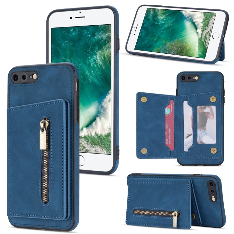 Zipper Card Holder Phone Case, For iPhone 11 Pro Max, For iPhone X / XS, For iPhone XR, For iPhone XS Max, For iPhone SE 2022 / 2020 / 8 / 7, For iPhone 8 Plus / 7 Plus, For iPhone 12 Pro, For iPhone 12 mini