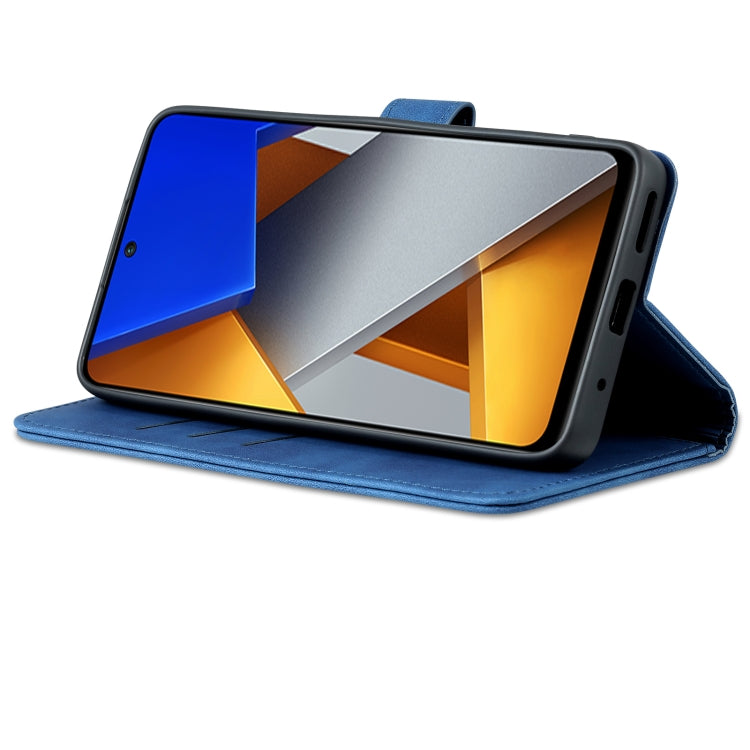 AZNS Skin Feel Calf Texture Flip Leather Phone Case, For Xiaomi Poco M4 Pro 4G