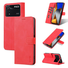 Load image into Gallery viewer, AZNS Skin Feel Calf Texture Flip Leather Phone Case, For Xiaomi Poco M4 Pro 4G