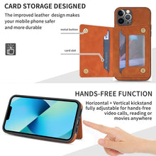 Load image into Gallery viewer, Line Card Holder Phone Case, For iPhone 11 Pro, For iPhone 11 Pro Max, For iPhone X / XS, For iPhone XR, For iPhone XS Max, For iPhone SE 2022 / 2020 / 8 / 7, For iPhone 8 Plus / 7 Plus