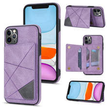 Load image into Gallery viewer, Line Card Holder Phone Case, For iPhone 11 Pro, For iPhone 11 Pro Max, For iPhone X / XS, For iPhone XR, For iPhone XS Max, For iPhone SE 2022 / 2020 / 8 / 7, For iPhone 8 Plus / 7 Plus