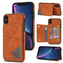 Load image into Gallery viewer, Line Card Holder Phone Case, For iPhone 11 Pro, For iPhone 11 Pro Max, For iPhone X / XS, For iPhone XR, For iPhone XS Max, For iPhone SE 2022 / 2020 / 8 / 7, For iPhone 8 Plus / 7 Plus