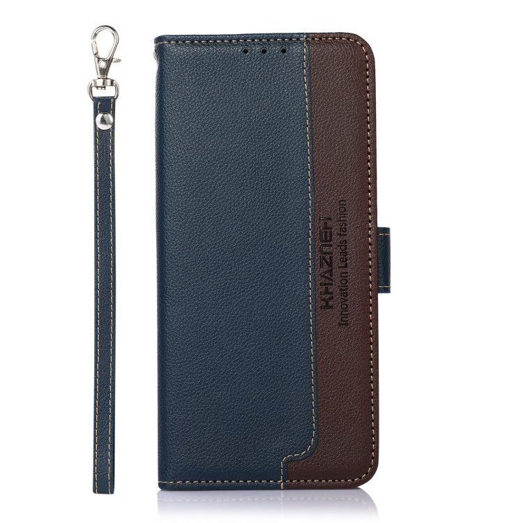 KHAZNEH Litchi Texture Leather RFID Phone Case, For Motorola Moto E32 4G, For Xiaomi 12 Lite