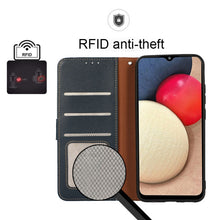 Load image into Gallery viewer, KHAZNEH Litchi Texture Leather RFID Phone Case, For Motorola Moto E32 4G, For Xiaomi 12 Lite