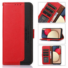 Load image into Gallery viewer, KHAZNEH Litchi Texture Leather RFID Phone Case, For Motorola Moto E32 4G, For Xiaomi 12 Lite
