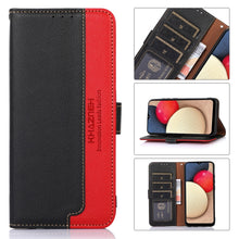 Load image into Gallery viewer, KHAZNEH Litchi Texture Leather RFID Phone Case, For Motorola Moto E32 4G, For Xiaomi 12 Lite