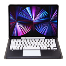 Load image into Gallery viewer, T12B-A Detachable Touch Pad Bluetooth Keyboard Leather Tablet Case, For iPad Air 13 2025 / 2024 / Pro 12.9 inch 2021/2020/2018