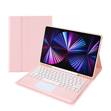 Load image into Gallery viewer, T12B-A Detachable Touch Pad Bluetooth Keyboard Leather Tablet Case, For iPad Air 13 2025 / 2024 / Pro 12.9 inch 2021/2020/2018