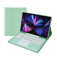 Load image into Gallery viewer, T12B-A Detachable Touch Pad Bluetooth Keyboard Leather Tablet Case, For iPad Air 13 2025 / 2024 / Pro 12.9 inch 2021/2020/2018