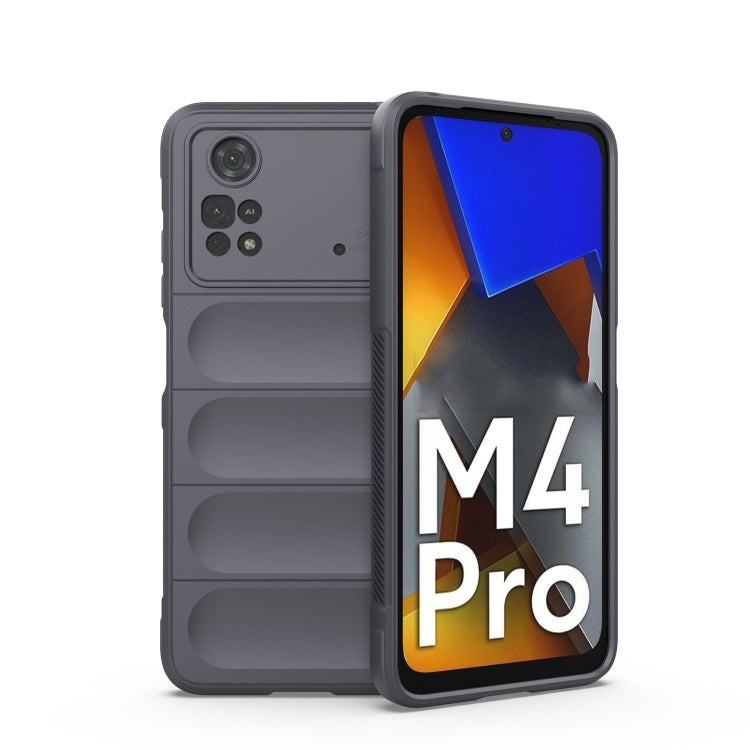 Magic Shield TPU + Flannel Phone Case, For Xiaomi Poco M4 Pro 4G